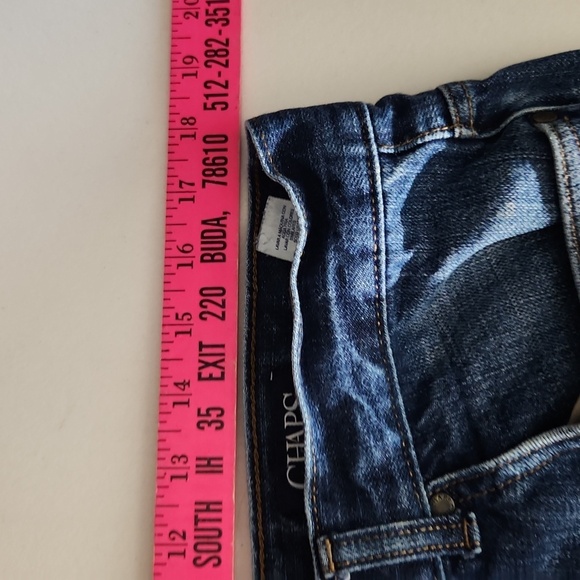 Chaps Mens Jeans size 38 X 28 tag says 30 L but has shrinkage - Picture 6 of 12